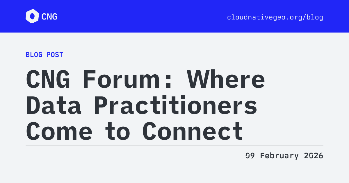 CNG Blog - CNG Forum: Where Data Practitioners Come to Connect