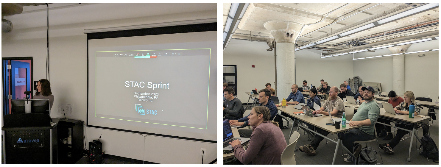 image showing the 8th STAC sprint participants