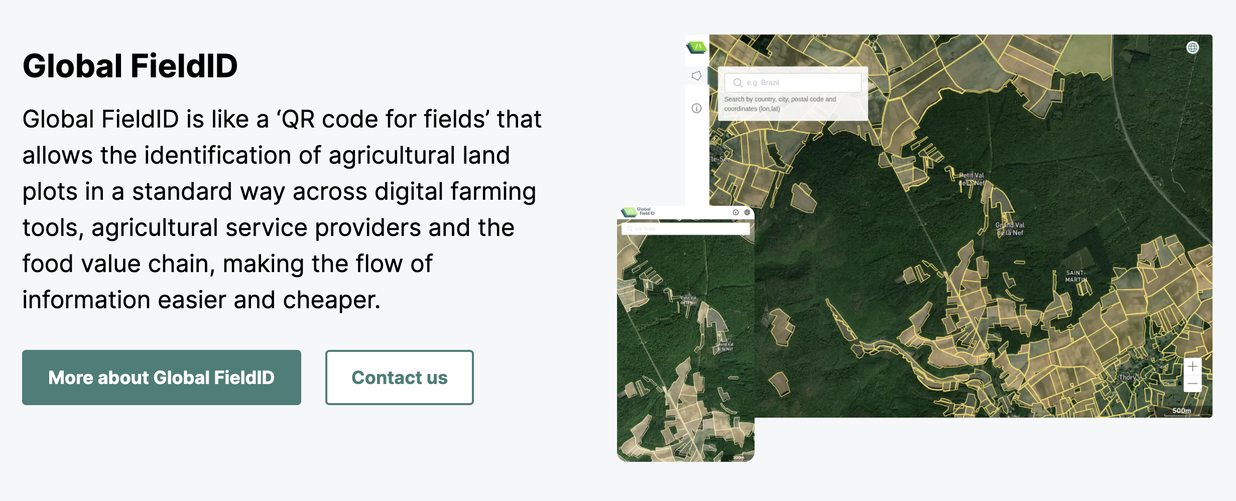 Screenshot of the Varda Global FieldID website
